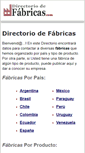 Mobile Screenshot of directoriodefabricas.com